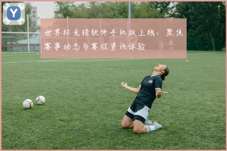 世界杯竞猜软件手机版上线，聚焦赛事动态与赛程资讯体验